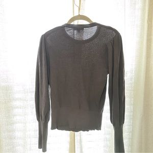 Ann Taylor Dark Grey Lightweight Sweater